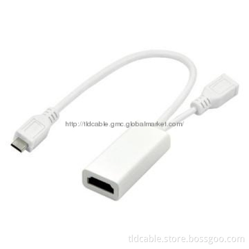 Micro USB to HDMI MHL Adapter Cable for Samsung Galaxy/HTC/ Nokia